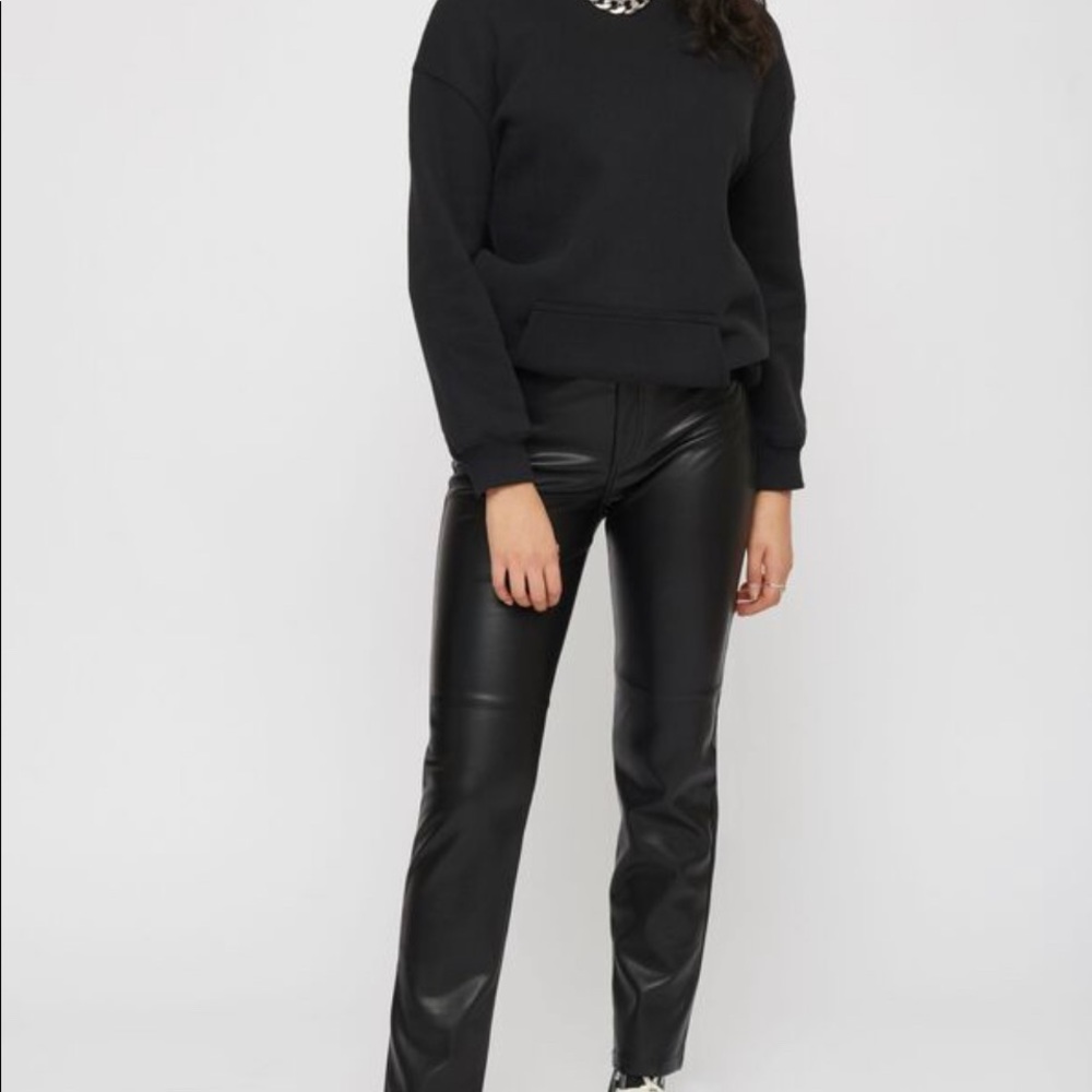 Gisele Faux Leather Pants size 4